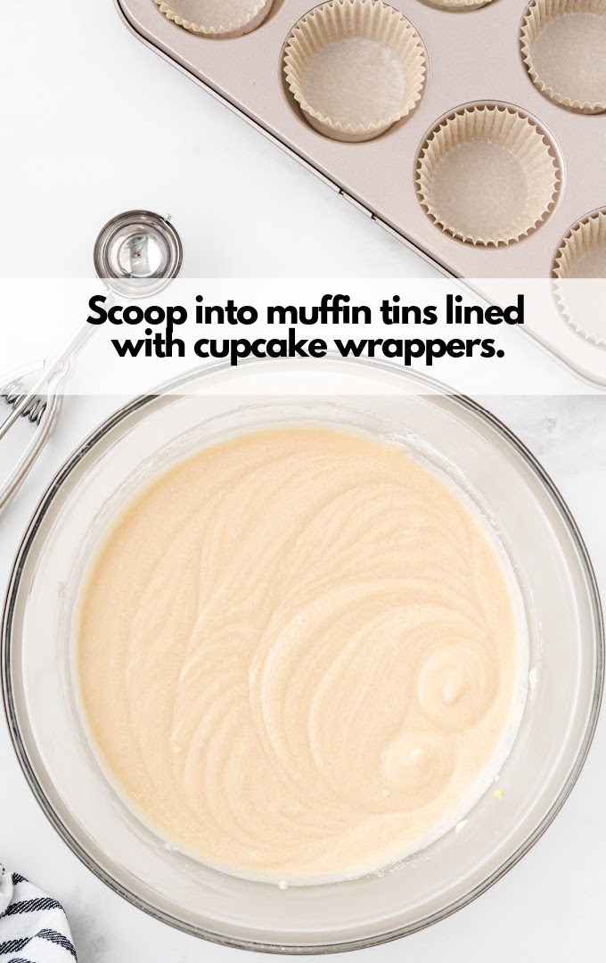 scoop into lined muffin tins