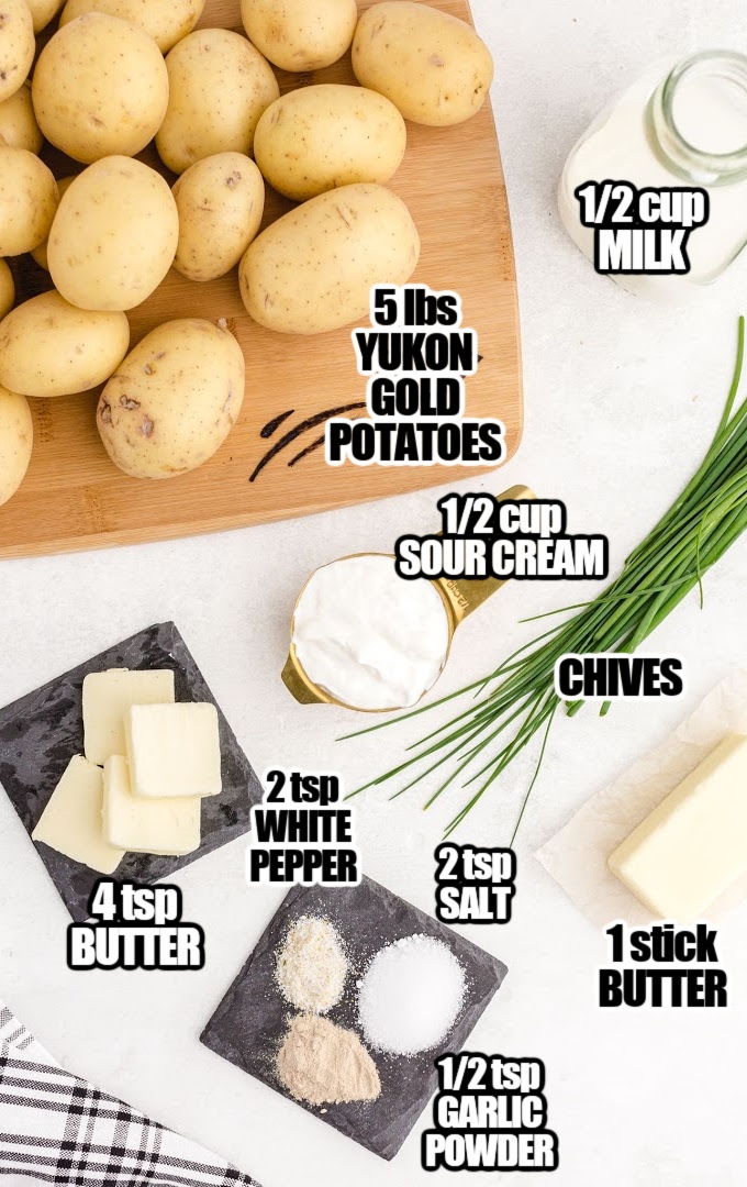 Creamy Mashed Potatoes Ingredients 