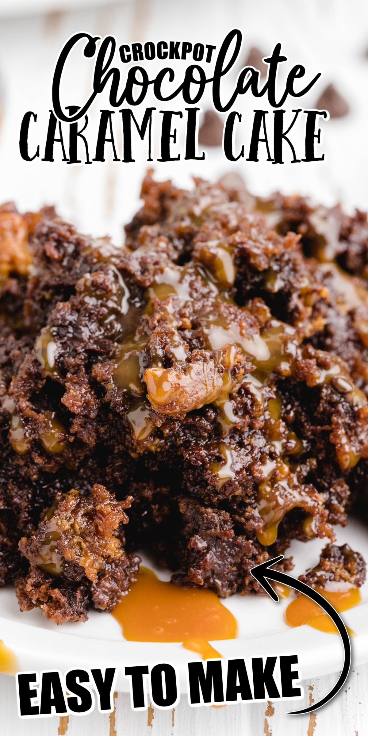 Crockpot Chocolate Caramel Cake - The Best Blog Recipes