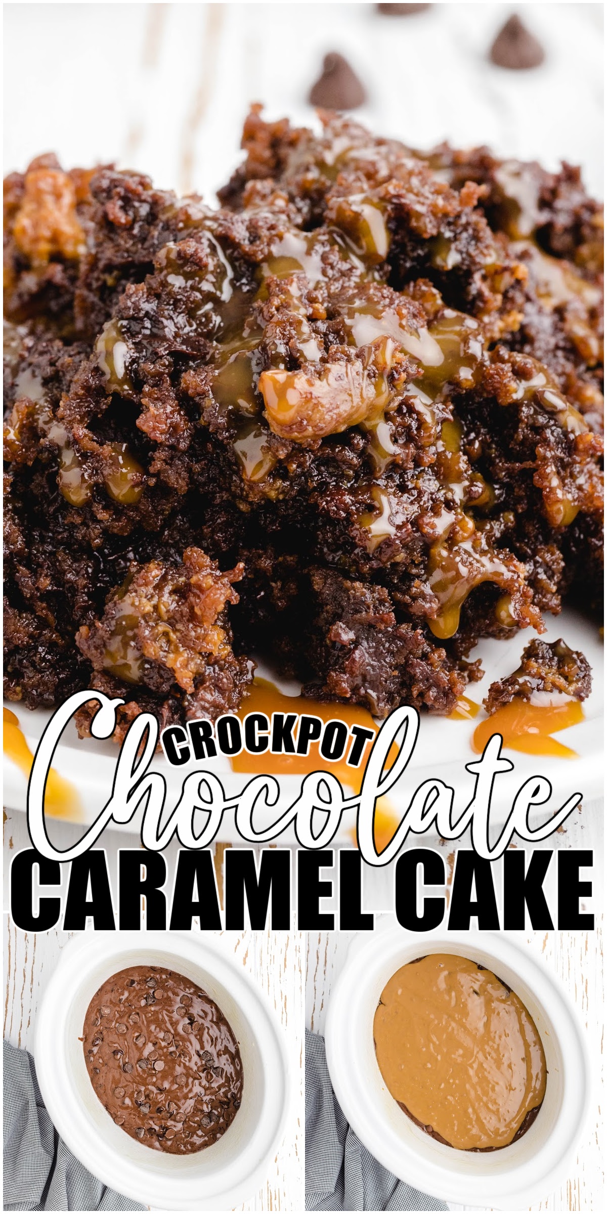 Crockpot Chocolate Caramel Cake - The Best Blog Recipes