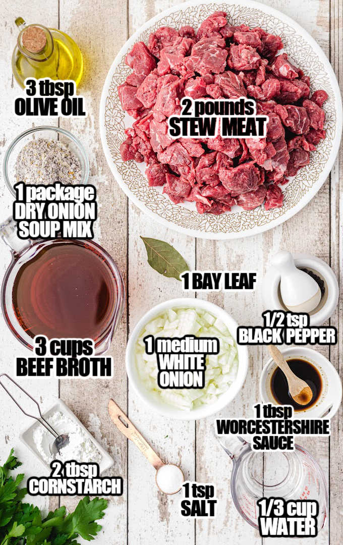 Beef Tips Ingredients