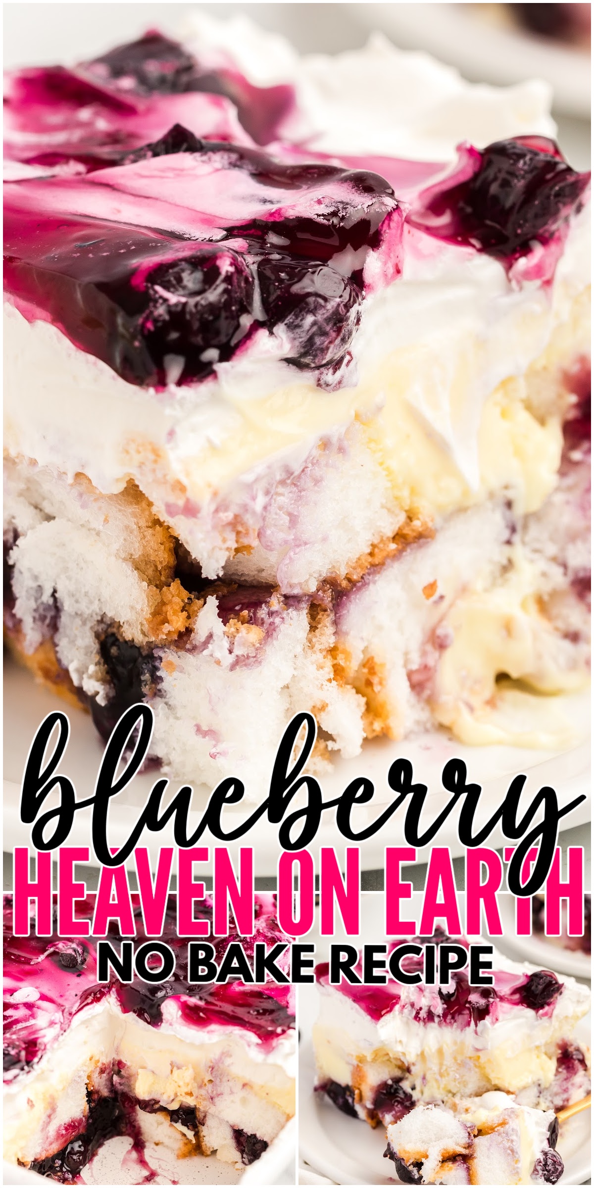 Blueberry Angel Food Cake - The Best Blog Recipes