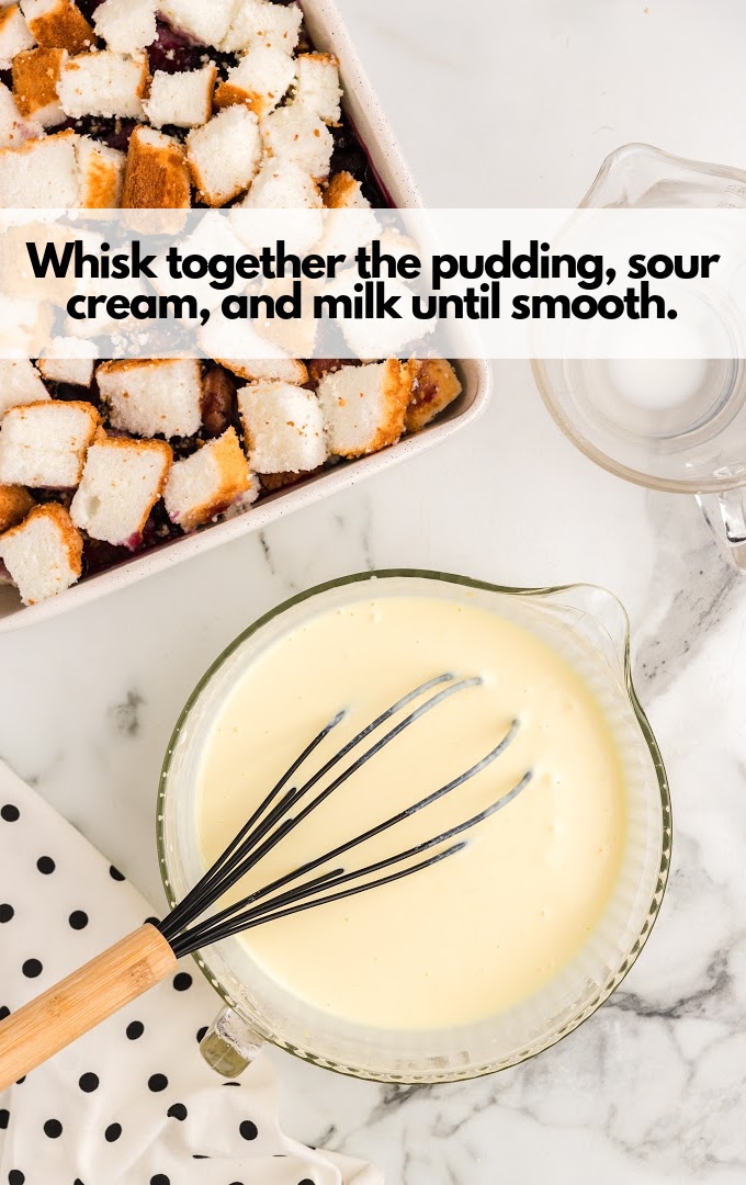 whisk together pudding layer