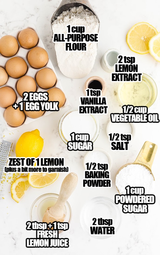 Lemon Brownies Ingredients 