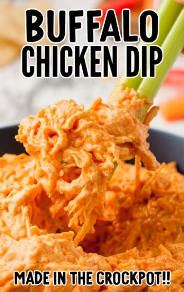 Crockpot Buffalo Chicken Dip | Appetizers | The Best Blog Recipes