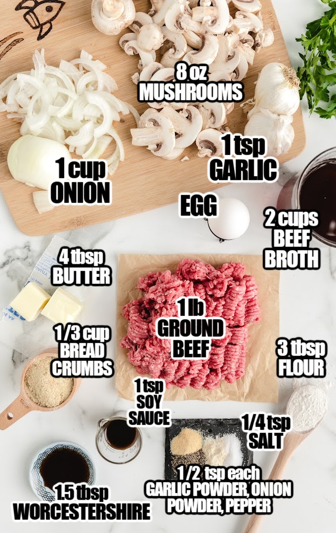 Hamburger Steak Ingredients
