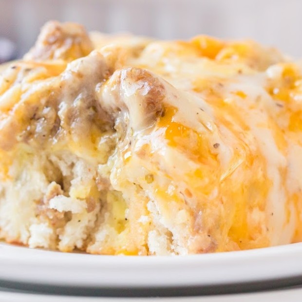 A close up of a plate of food, with Casserole
