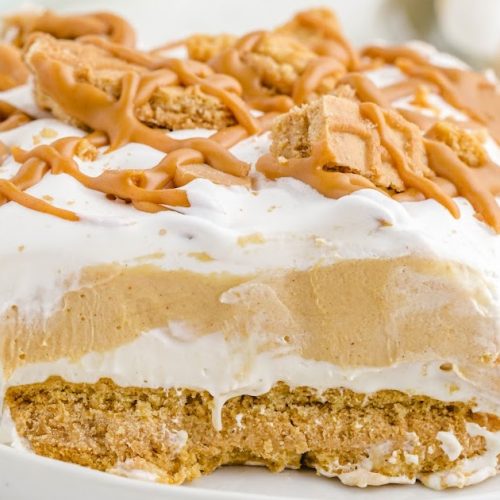 No Bake Peanut Butter Lasagna | Dessert | The Best Blog Recipes
