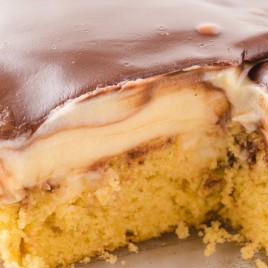 A close up of a piece of cake