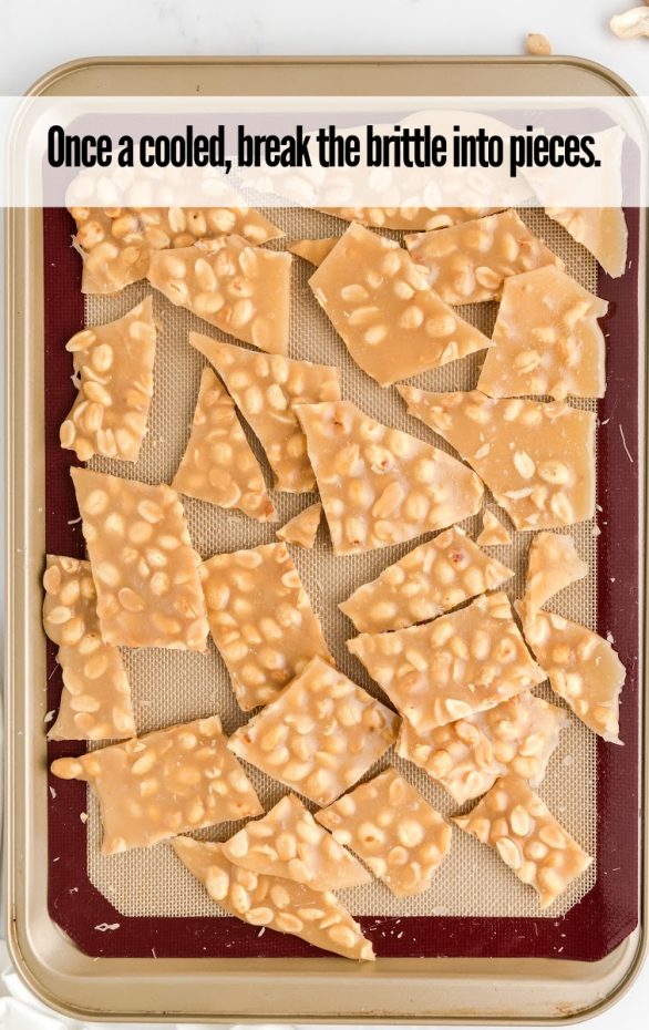 A tray of food, with Peanut and Butter