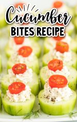 Cucumber Bites | Appetizers | The Best Blog Recipes
