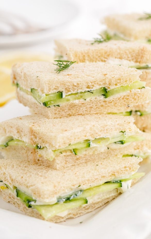 Cucumber Sandwiches | Lunch | The Best Blog Recipes