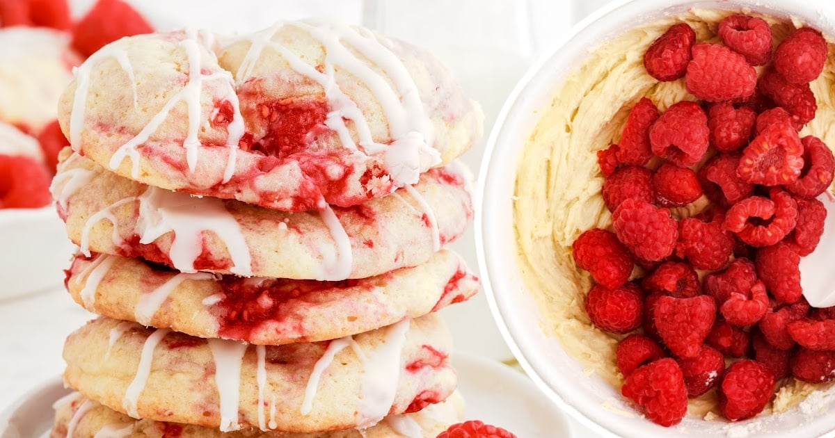 Lemon Raspberry Cookies