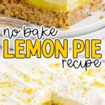 No Bake Lemon Pie