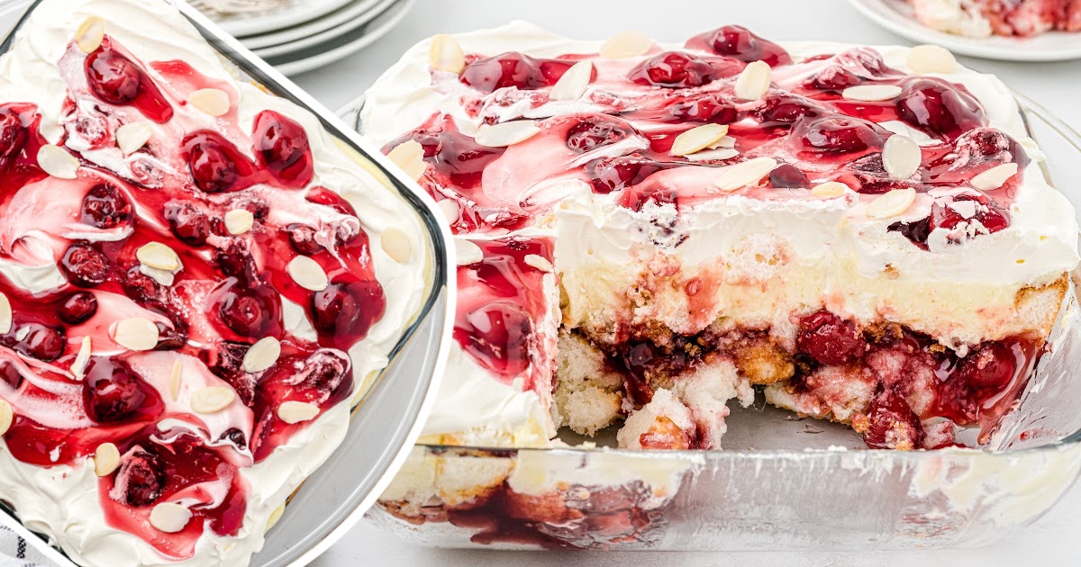 The Strawberry Heaven on Earth Cake in a baking pan.