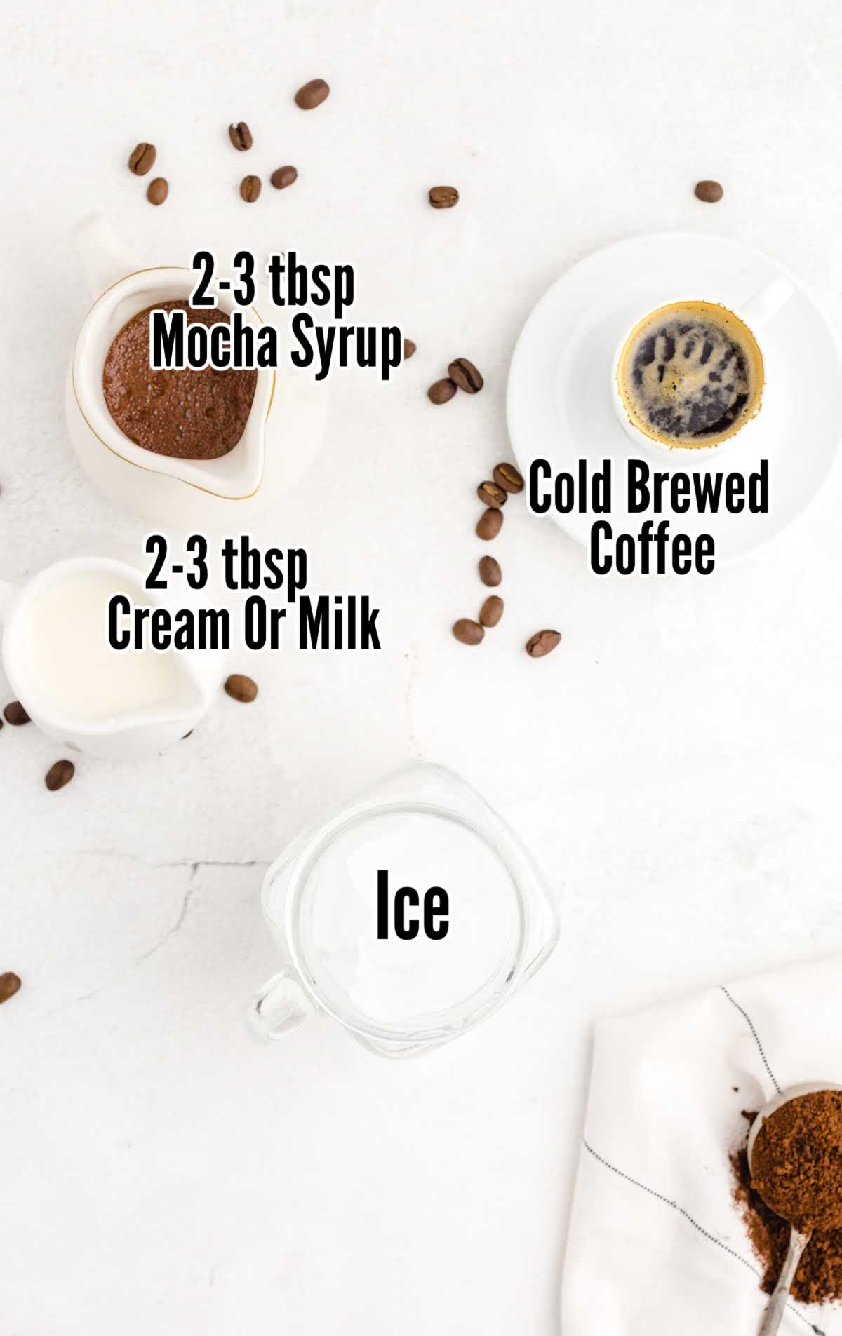Coffee and Iced mocha