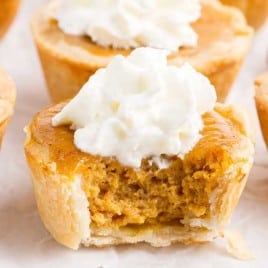 mini pumpkin pies featured image