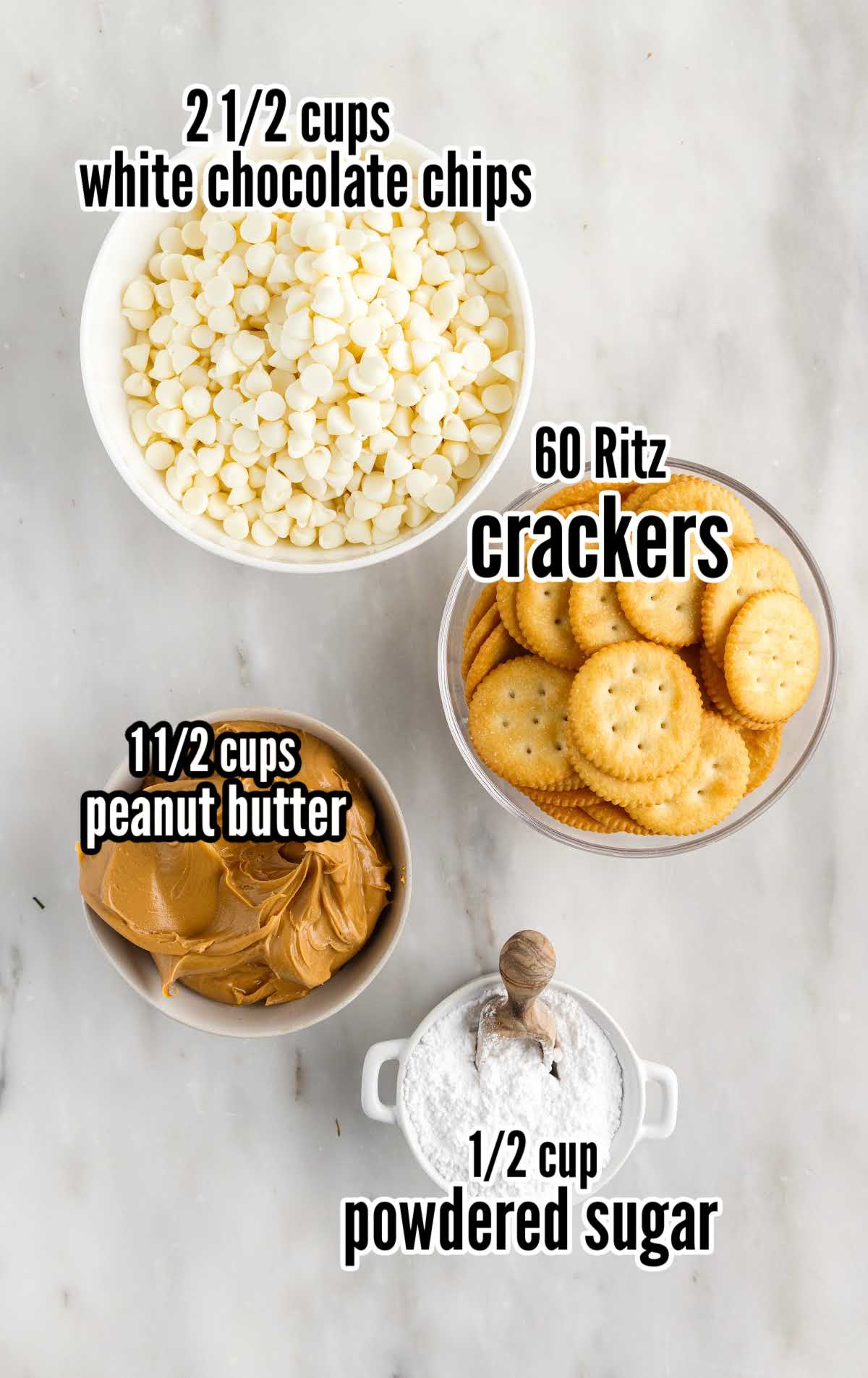 ritz crackers dipped in white chocolate ingredients