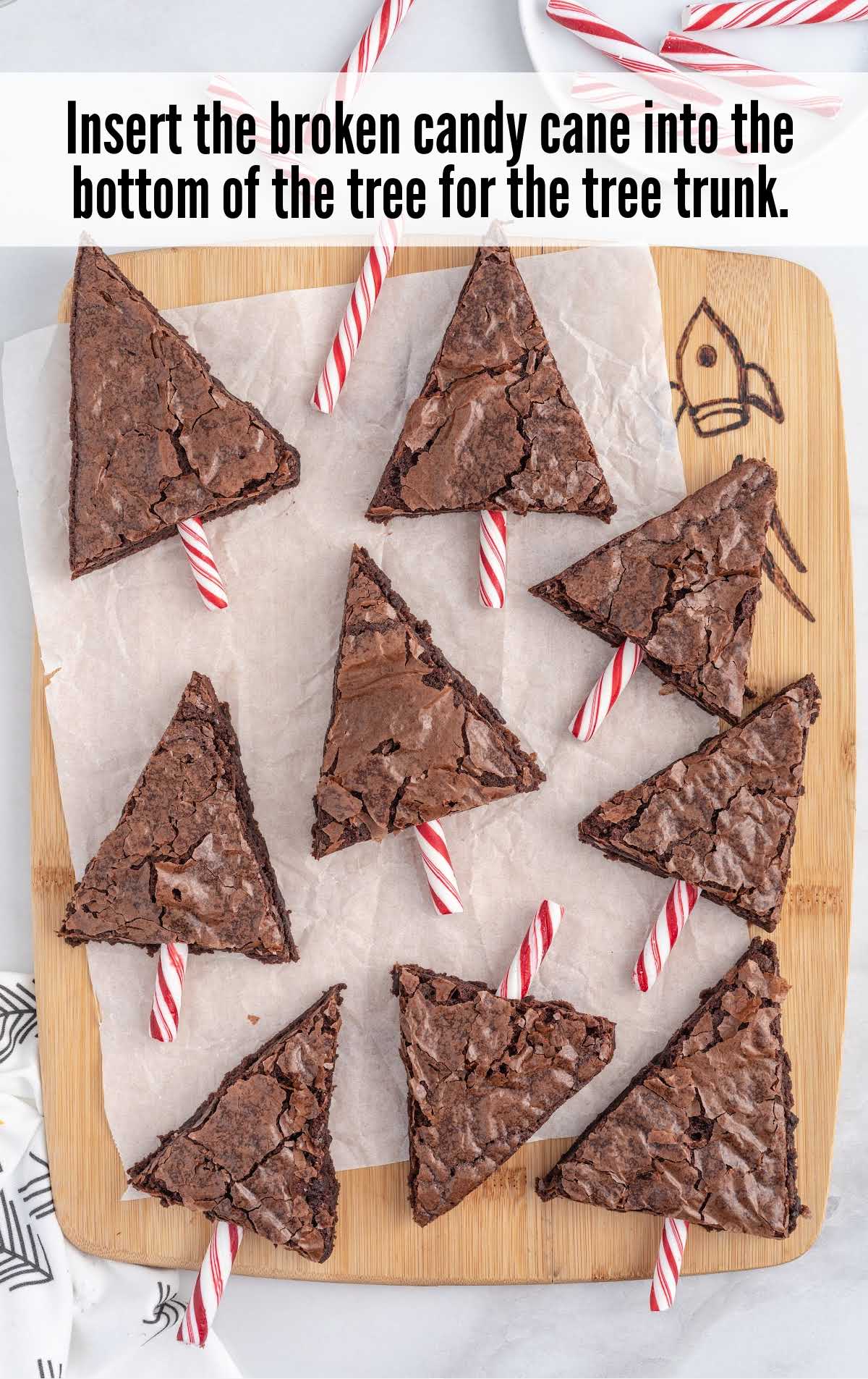 Candy and Christmas brownies