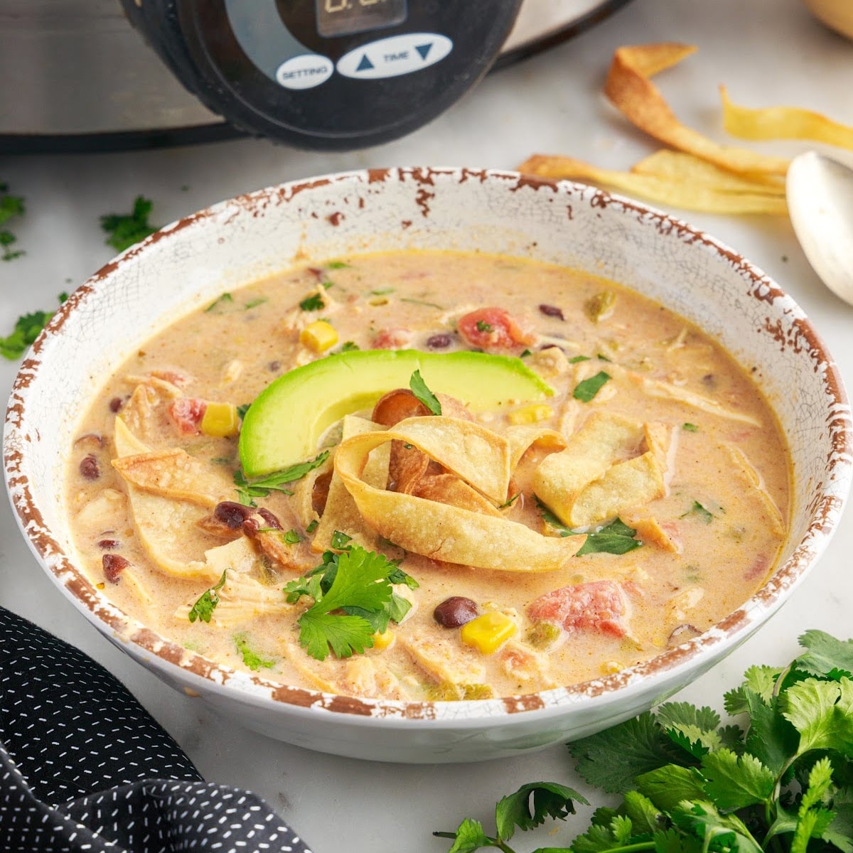 Crockpot Chicken Tortilla Soup - The Best Blog Recipes