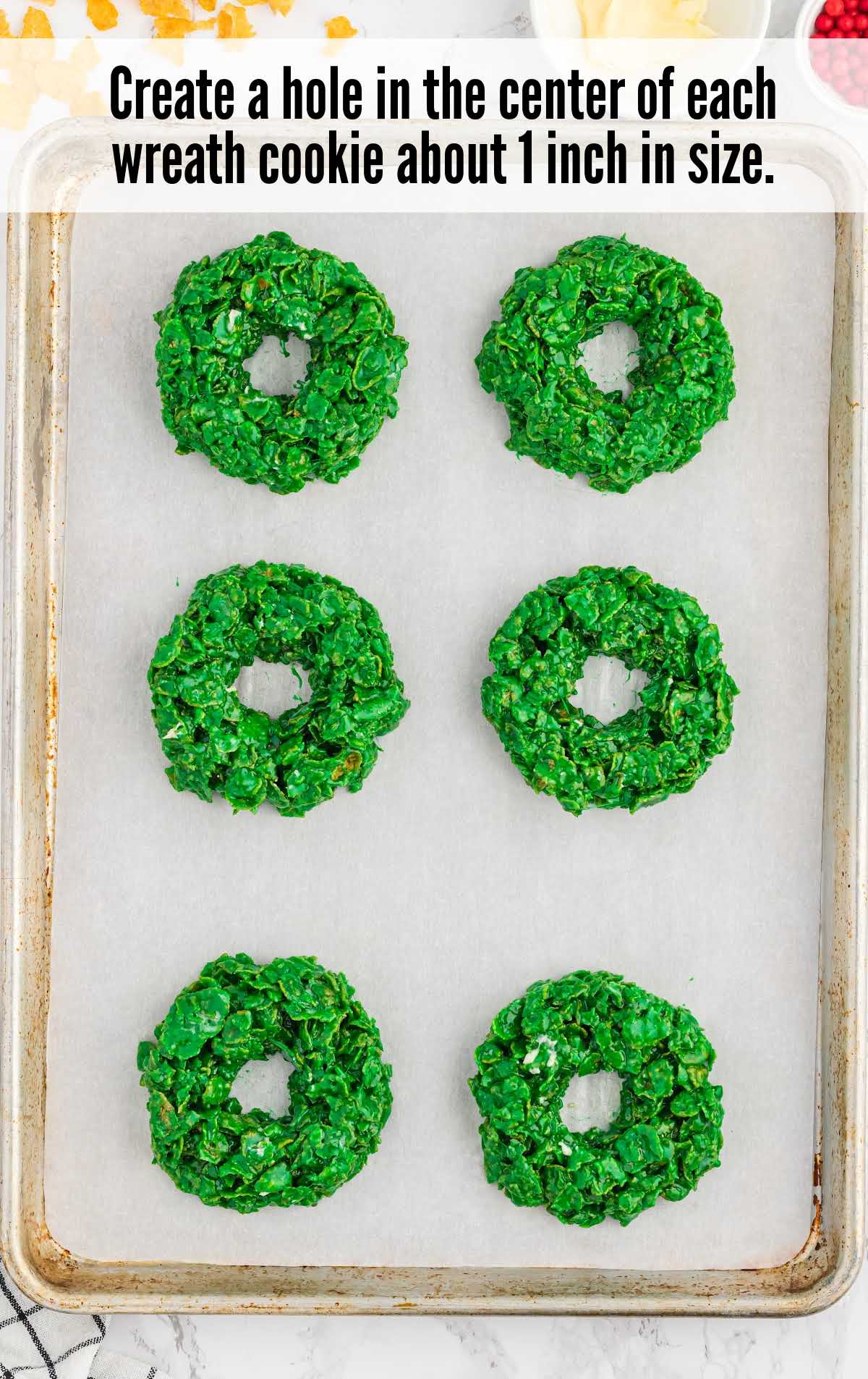 Image and Christmas Wreath Cookies