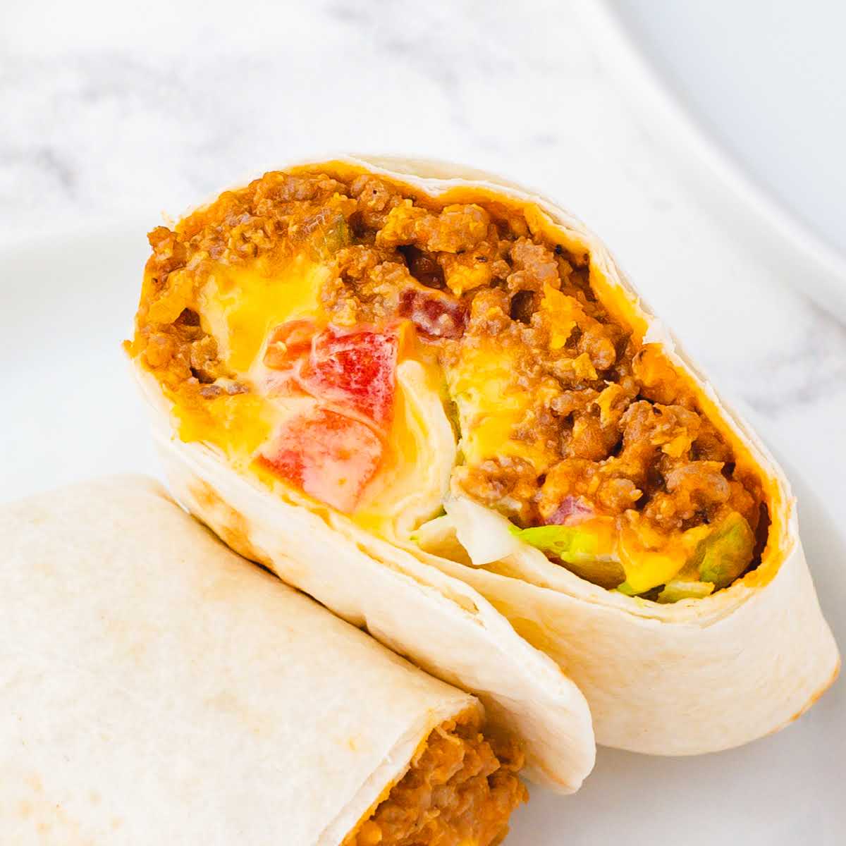 Cheeseburger Burrito - The Best Blog Recipes