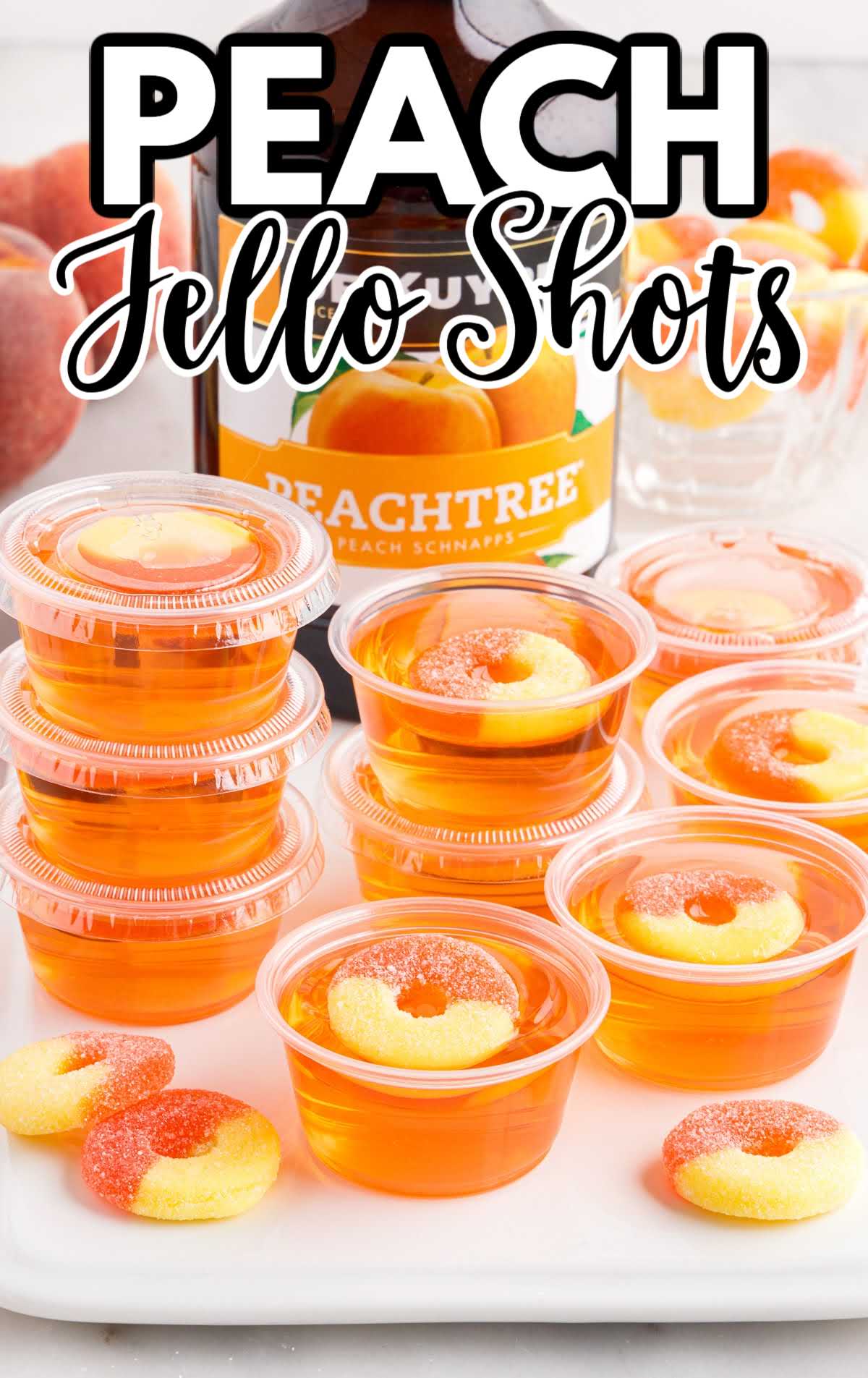 Peach and Jello shot