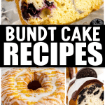 Collage of Favorite Bundt Cakes