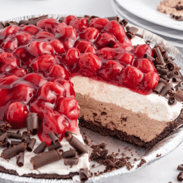 No Bake Black Forest Cheesecake Dessert Recipe