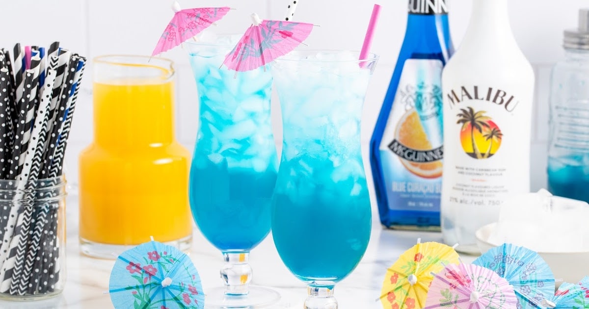  Blue Ocean Drink in a tall glass