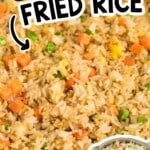 Close up of Chinese Fried Rice