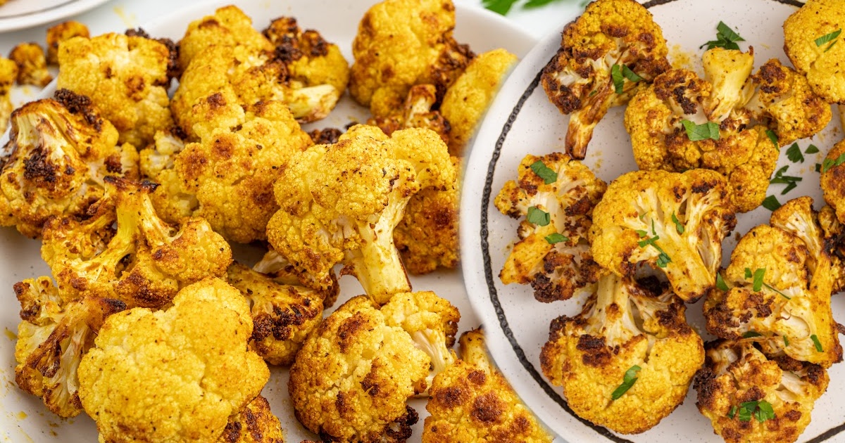 fried cauliflower on a plate