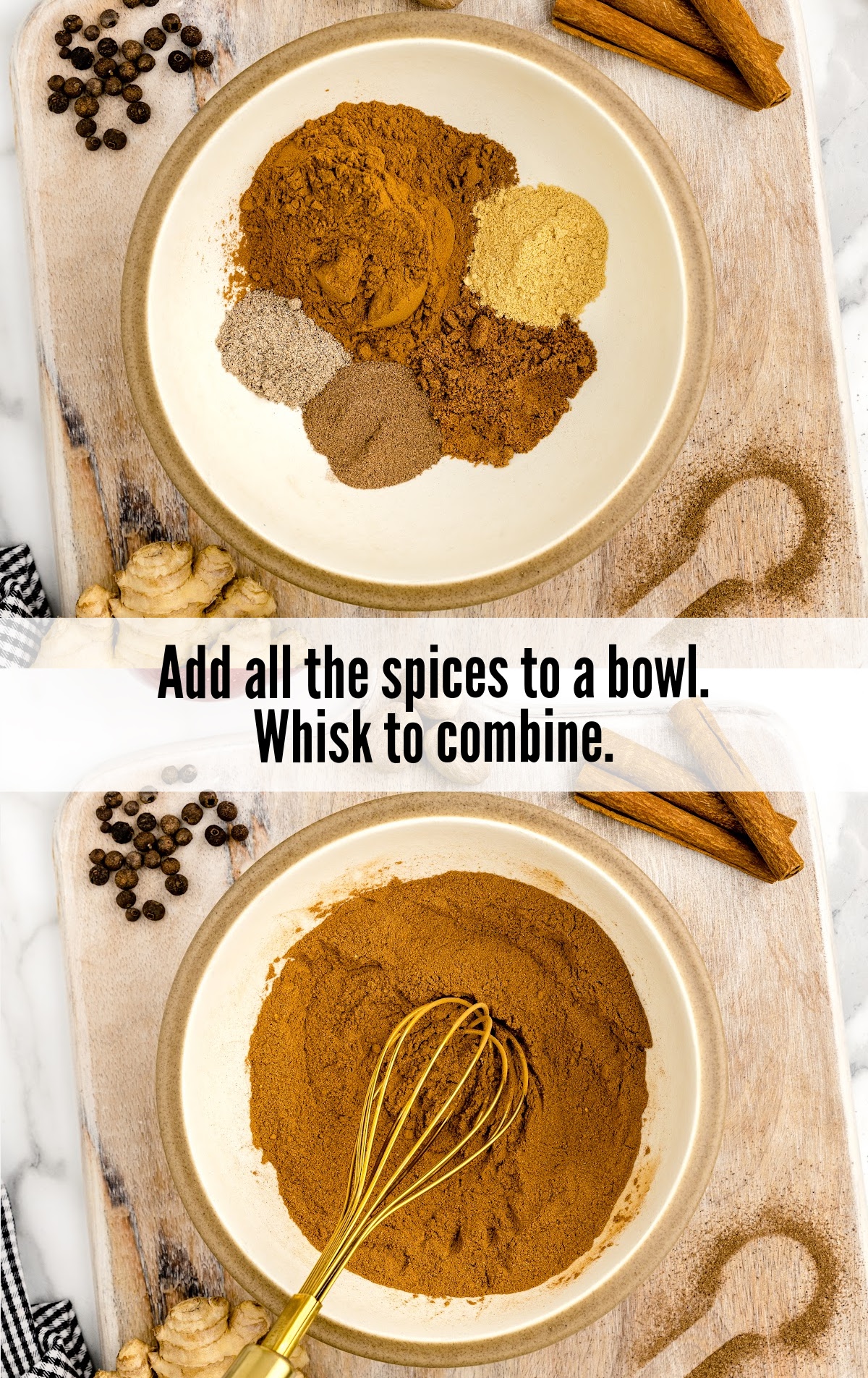 all the spices whisked together in a bowl