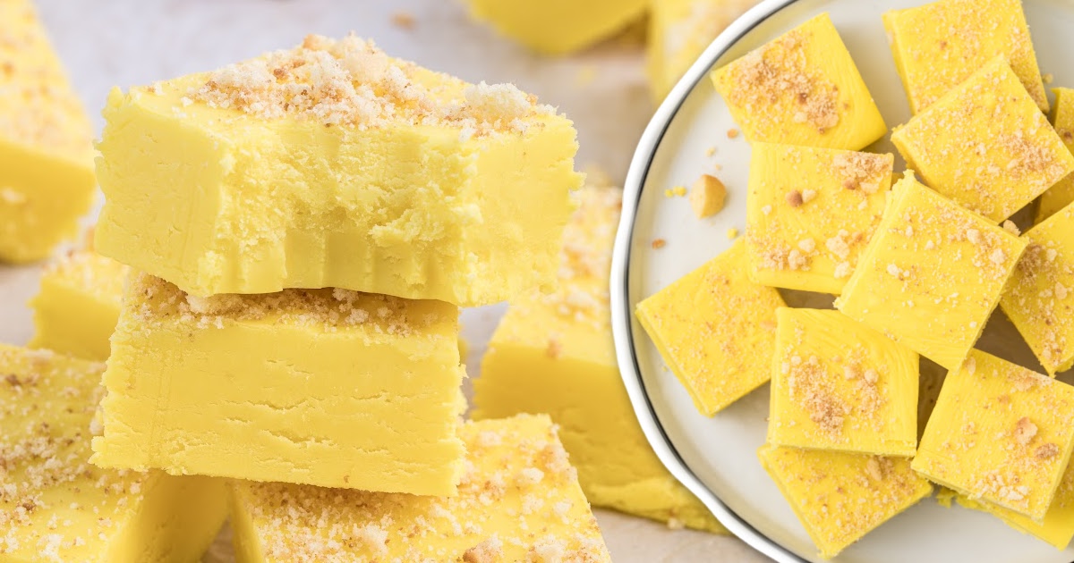 a close up shot of Banana Fudge stacked on top of each other