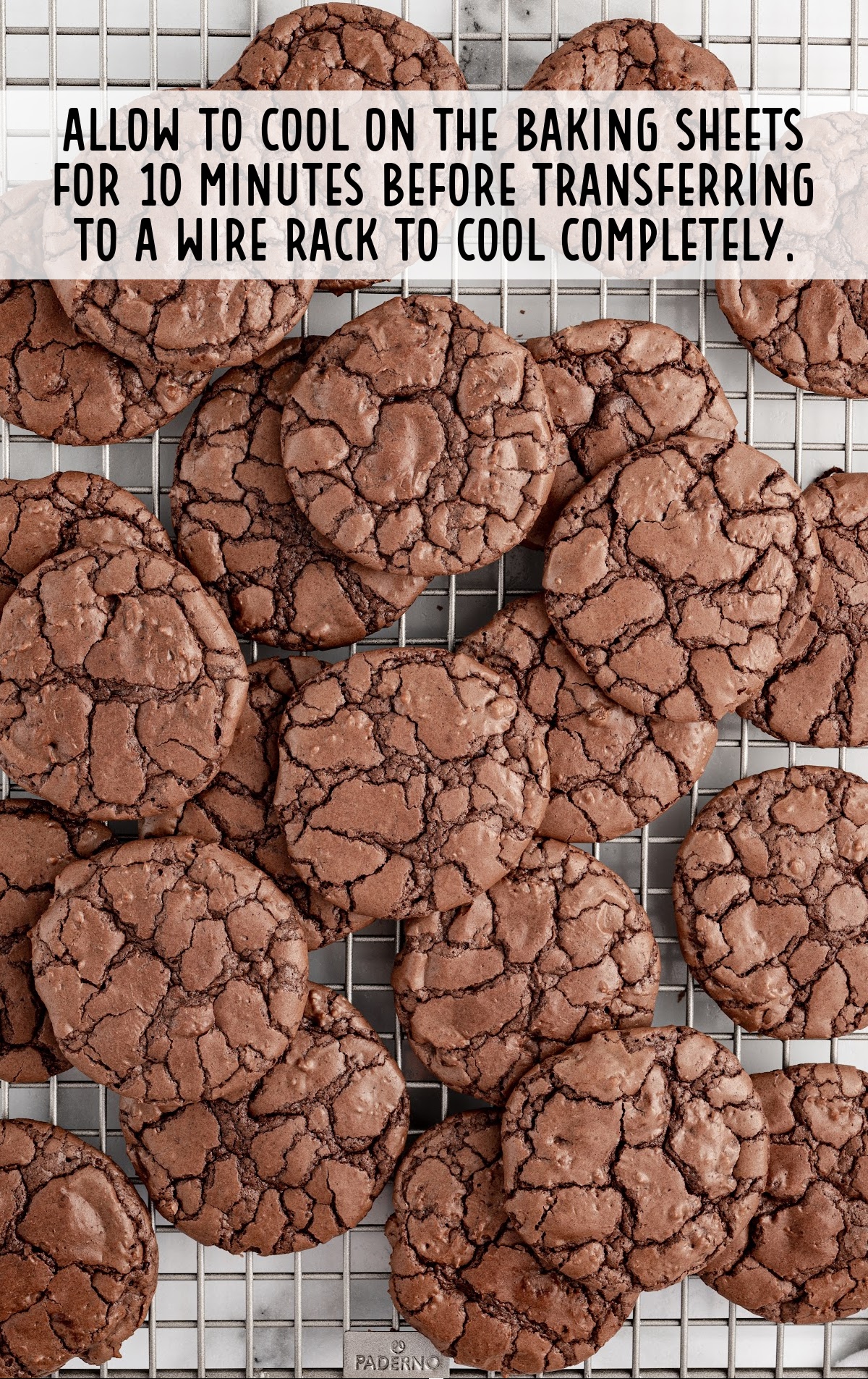 cool down the cookies and the transfer to wire rack