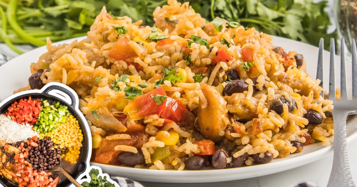 close up shot of Fiesta Chicken on a plate