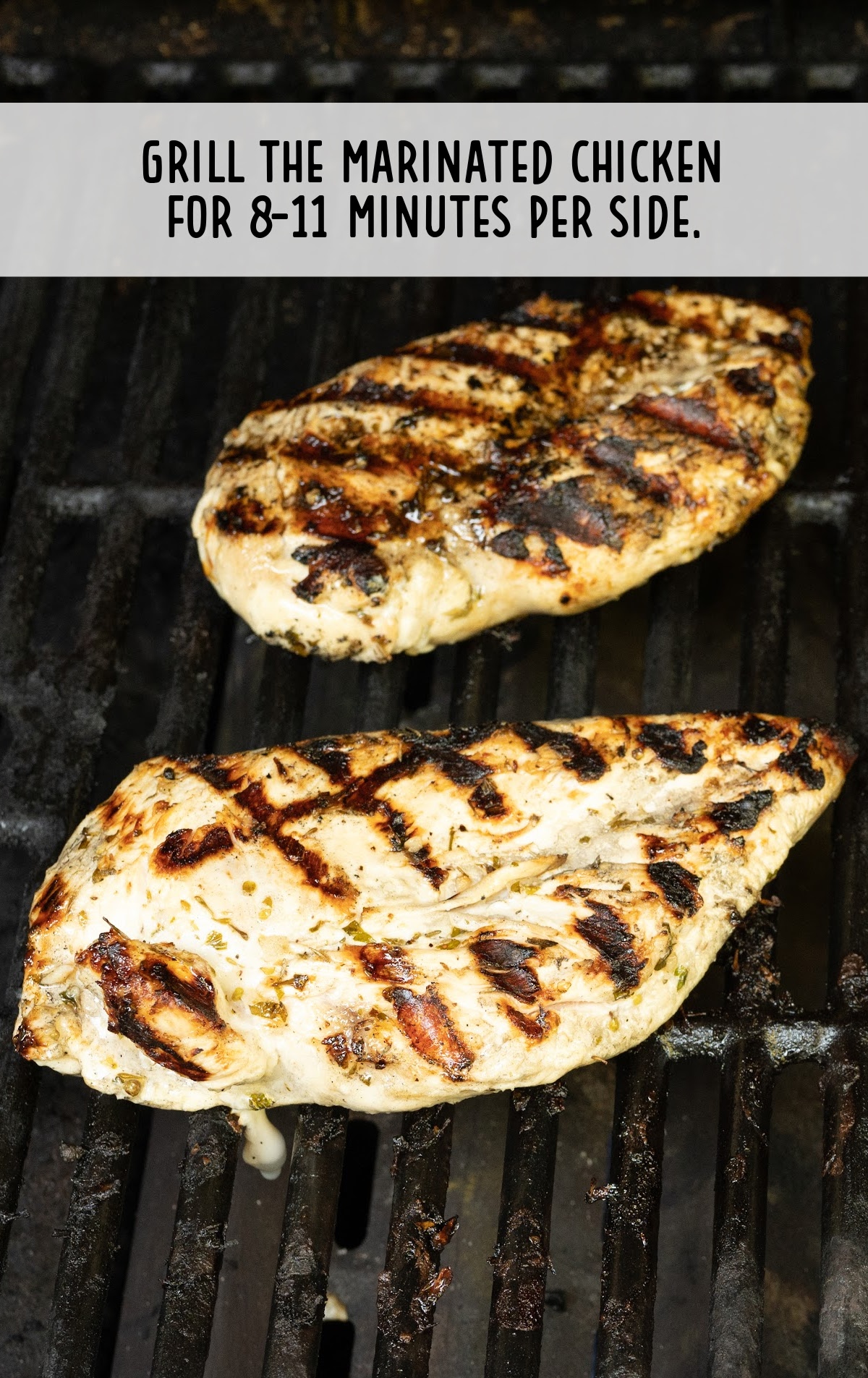 chicken grilled on a grill