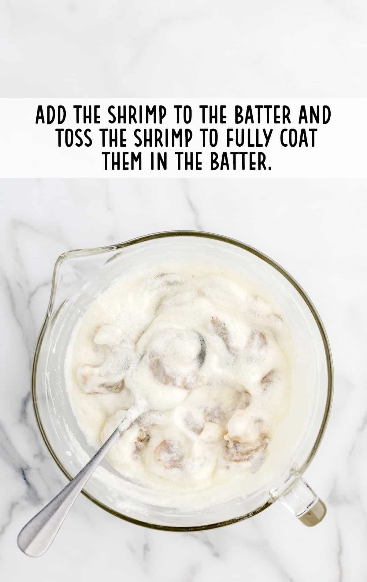 shrimp coated in the batter