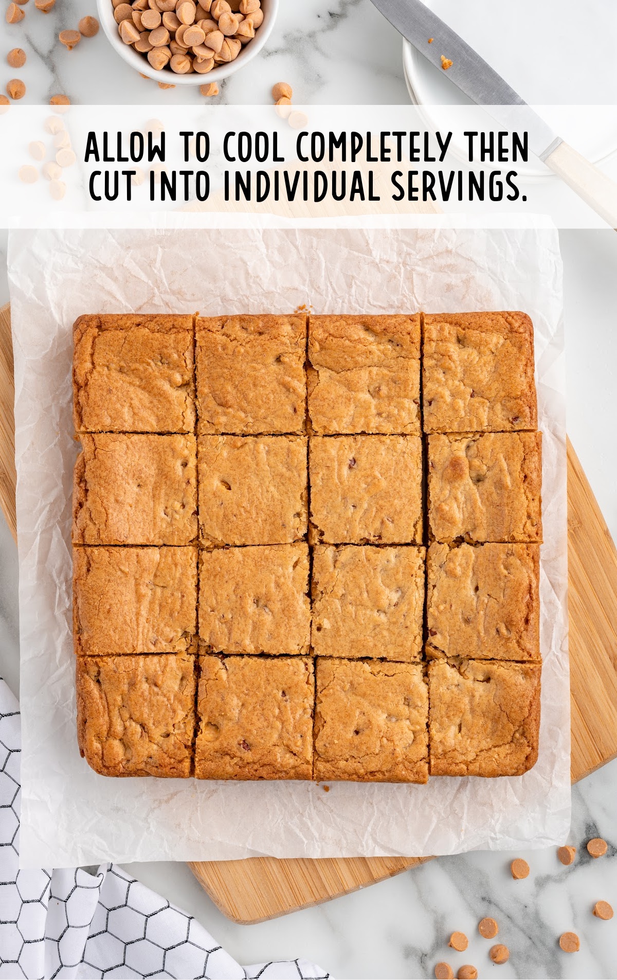 allow brownies to cool down