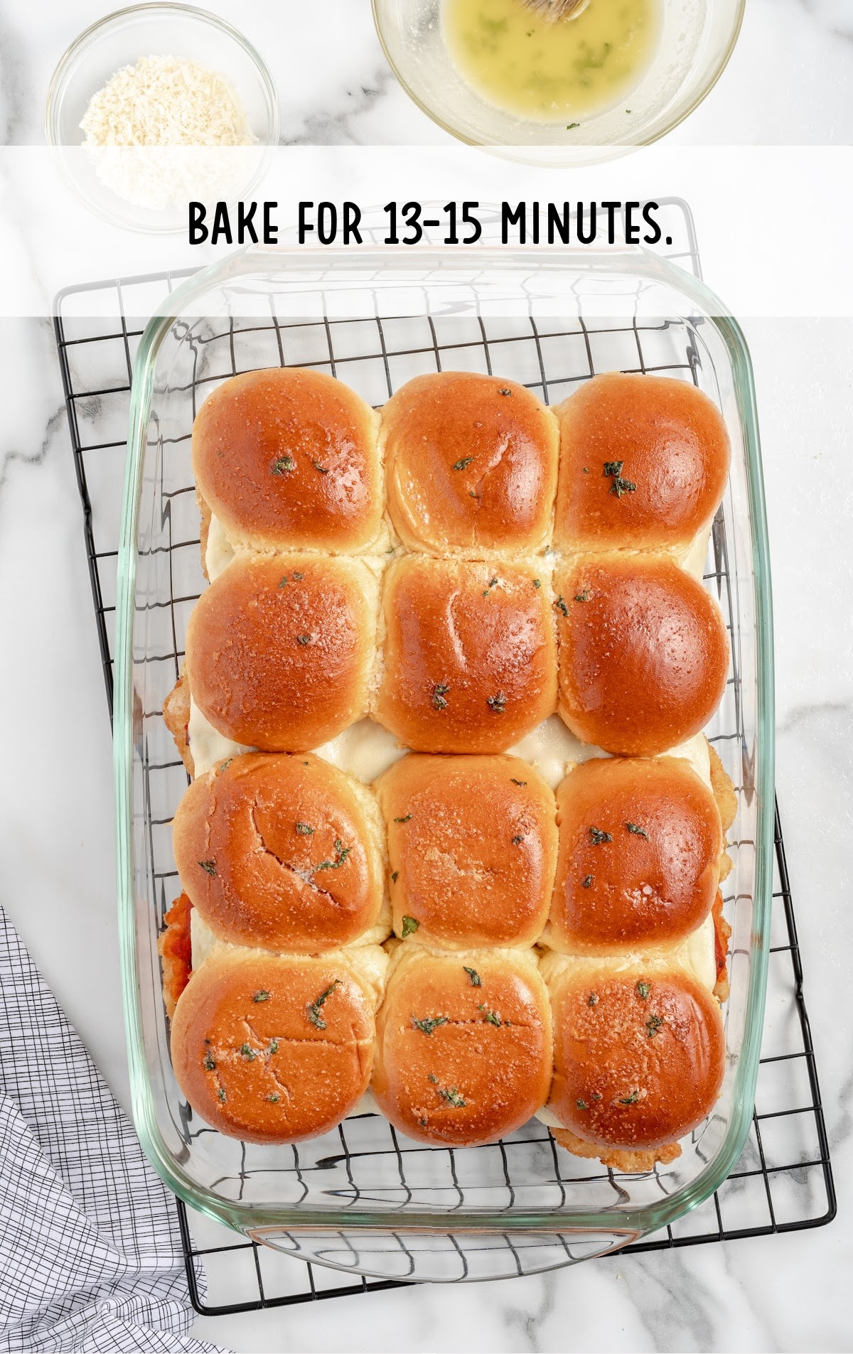 sliders baked in a baking dish