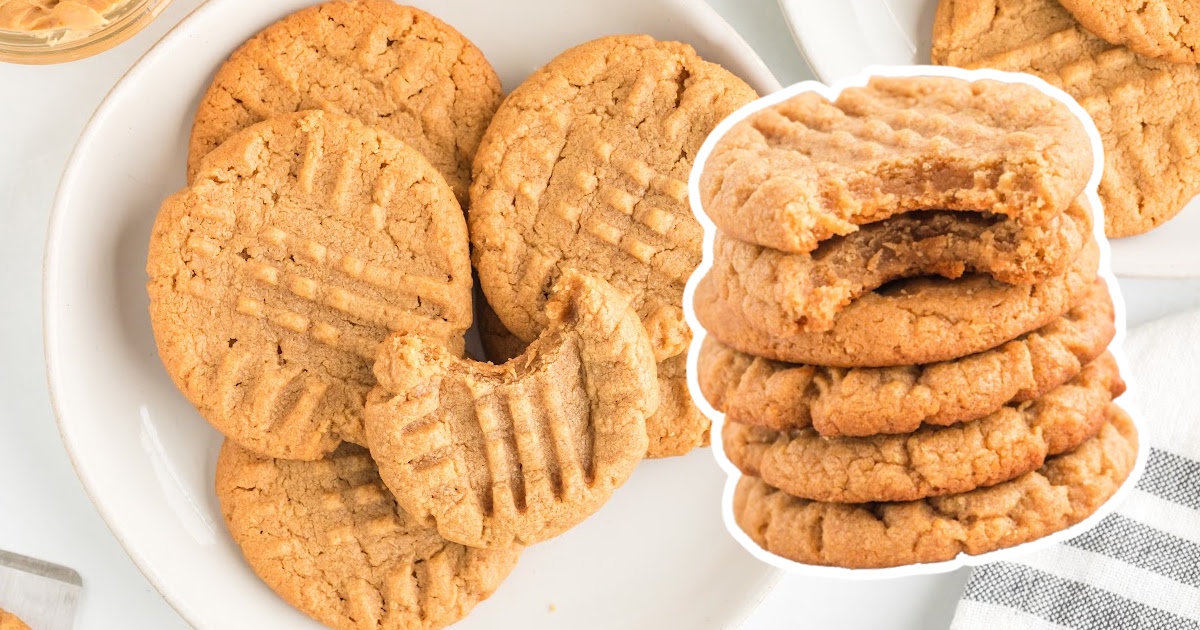 3 Ingredient Peanut Butter Cookies