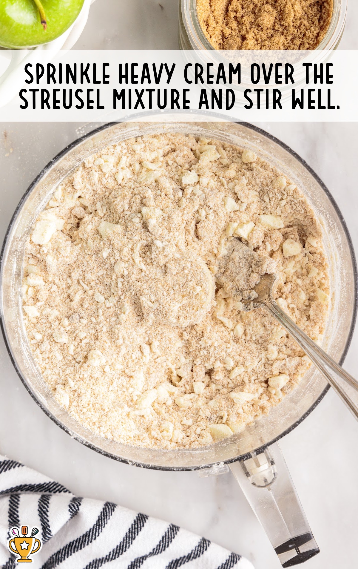 Apple Cheesecake Bars mixture