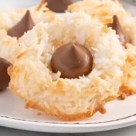 Coconut Blossoms on a plate