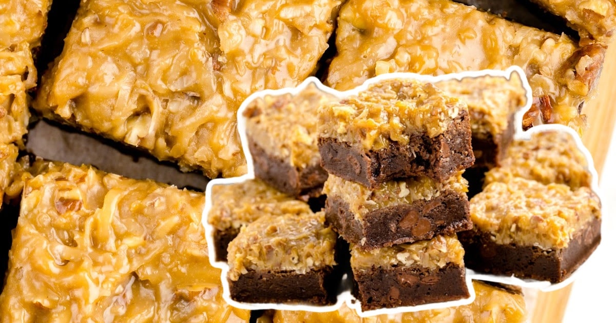 German Chocolate Brownies