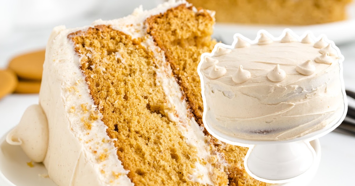 Gingerbread Cake and a piece of Gingerbread Cake