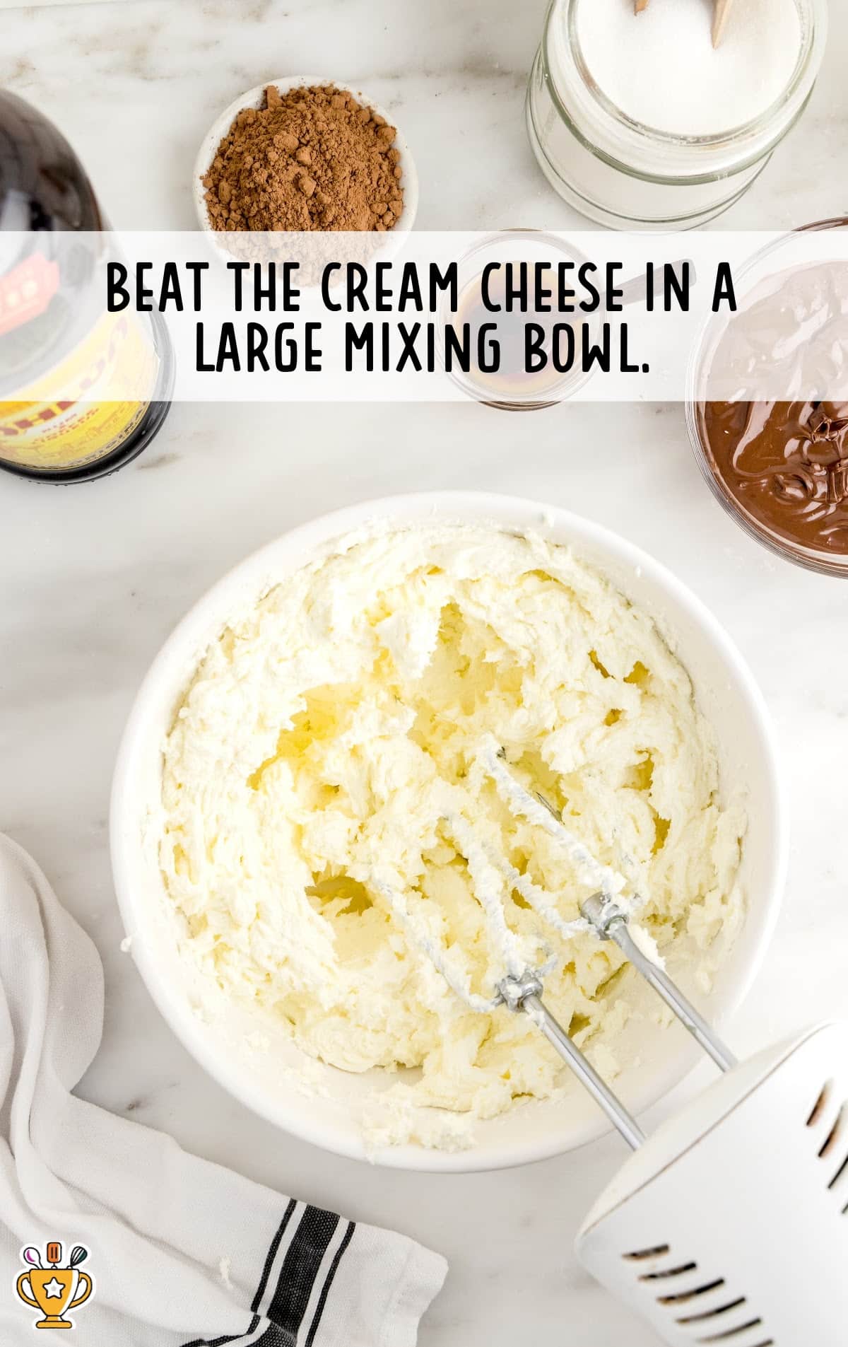 cream cheese in a bowl
