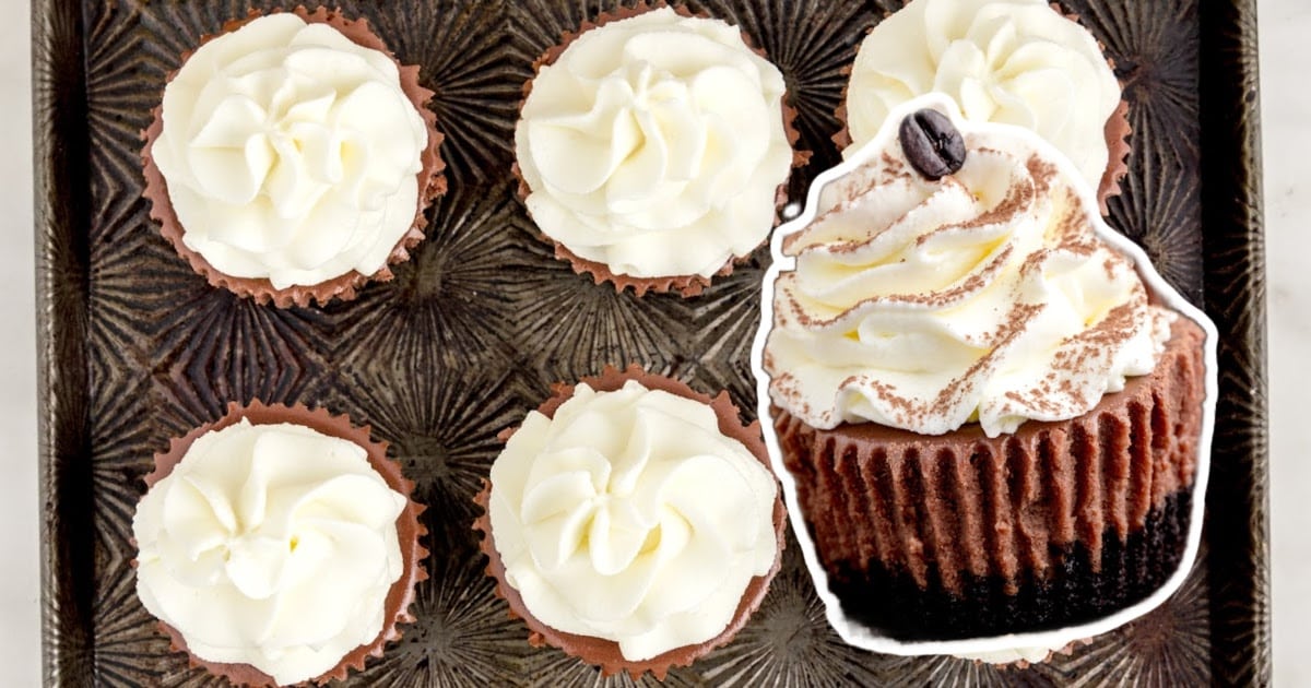 Kahlua Cheesecake on a baking pan