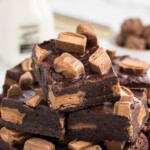 A stack of Milky Way Brownies