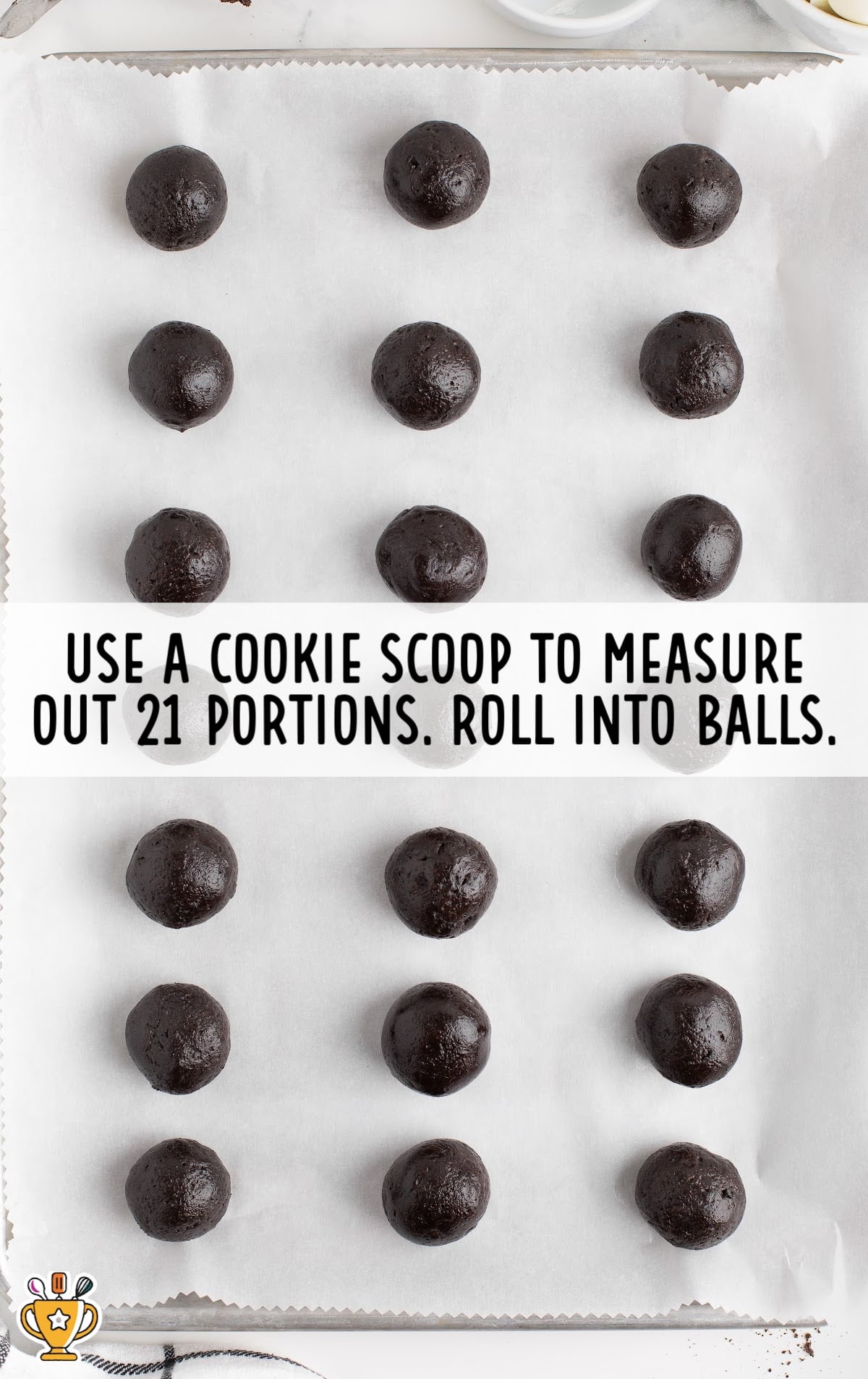 Oreo Truffles rolled into balls
