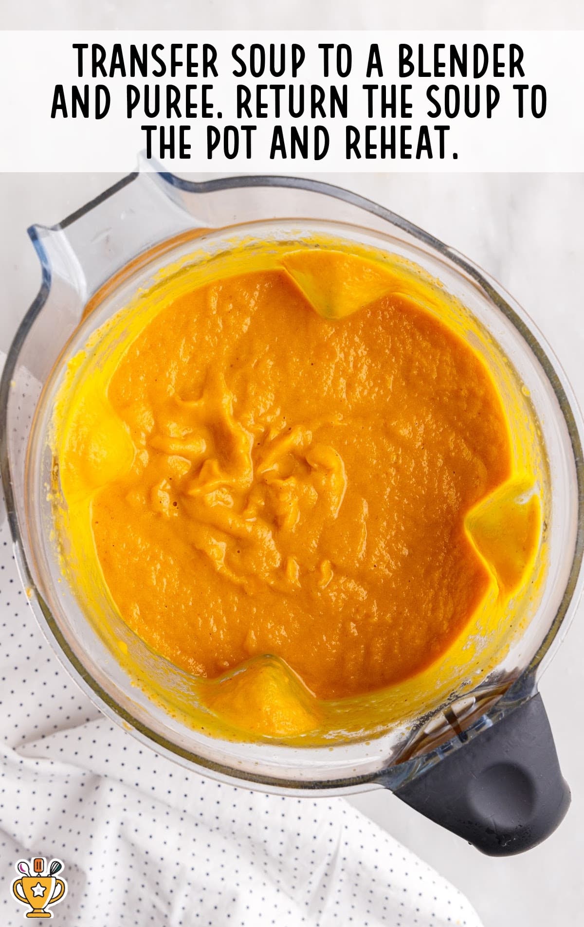 Pumpkin Soup in a blender
